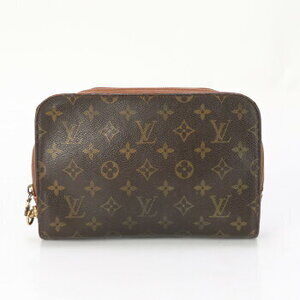 Louis Vuitton Orsay Shoulder Bag Clutch Business Brown